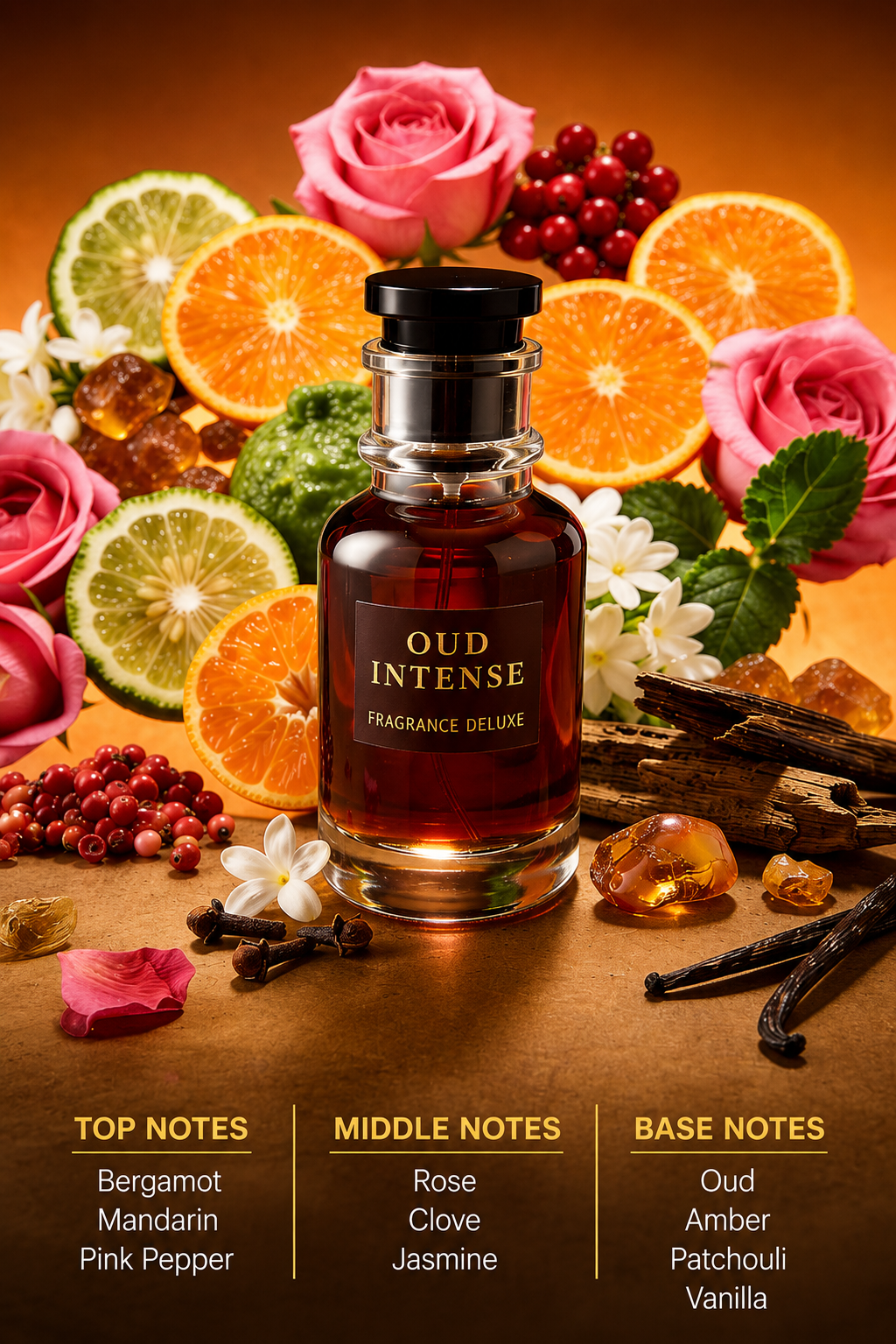 Oud Intense Fragrance Deluxe – Eau De Parfum 100ml